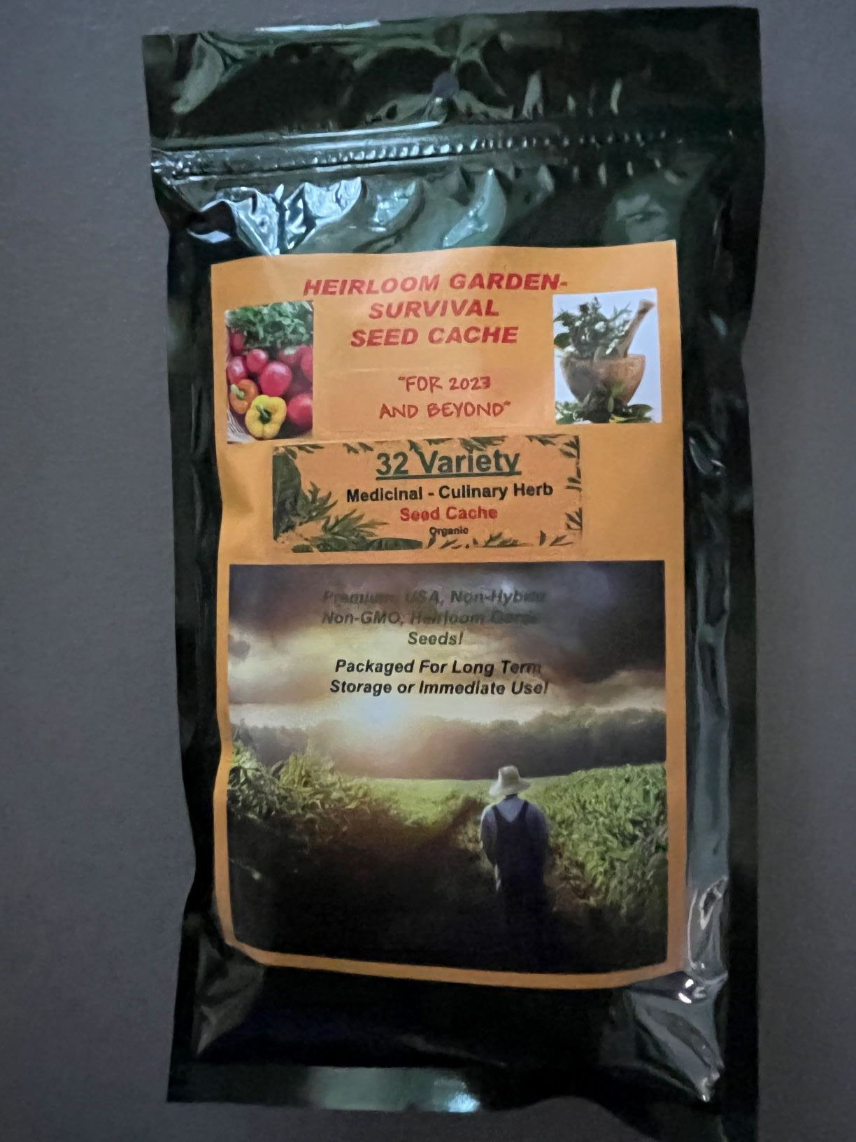 PREPPERS, SURVIVALIST  SEED CACHE 167 Varieties! 4LBS SPROUTS + $50 HERB PACK